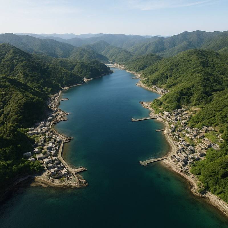 Hososhima, Japan Cruise Port - overhead view of the Hososhima itinerary stop located in the Other (Asia/Africa/Middle East) cruising region