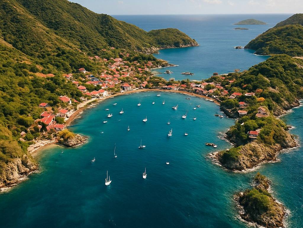 Iles Des Saintes (west Indies) cruise port