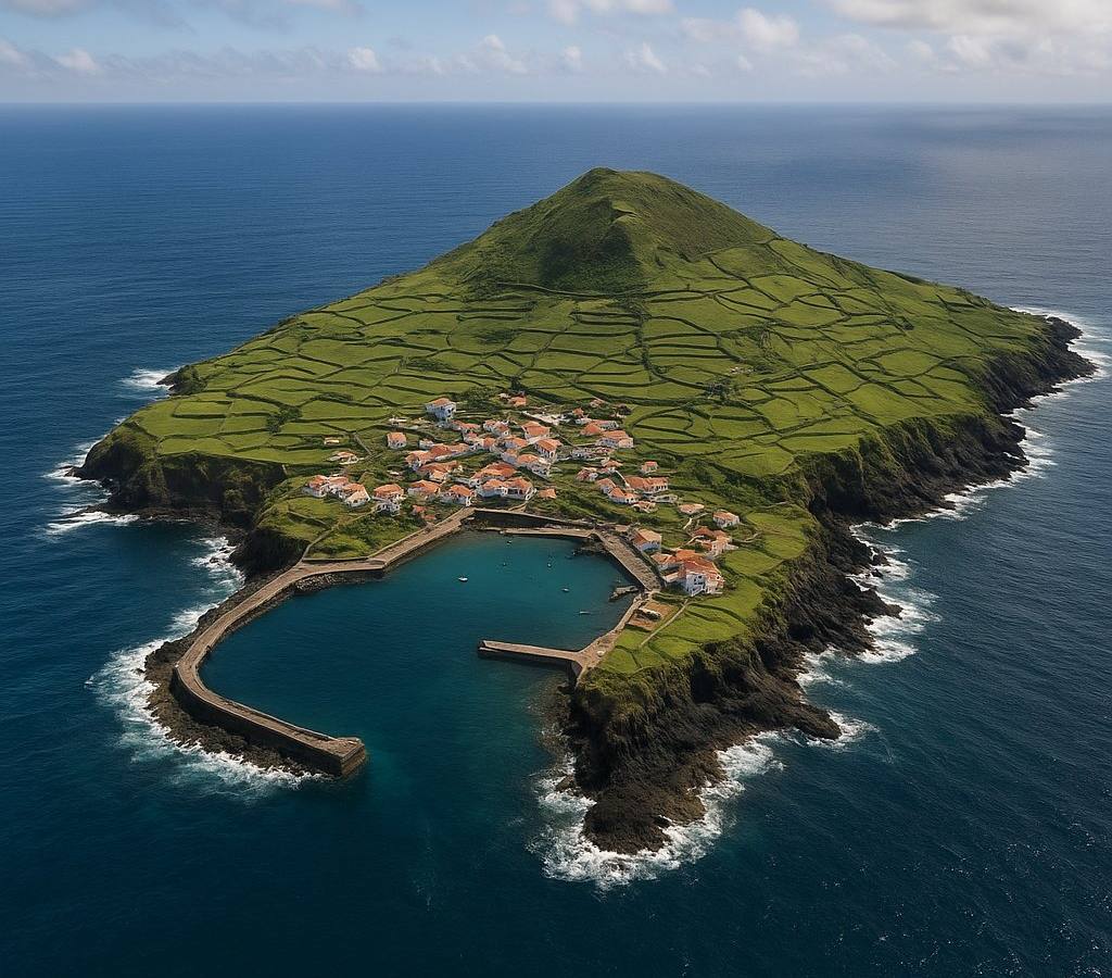 Ilha Do Corvo Azores Portugal Cruise Port