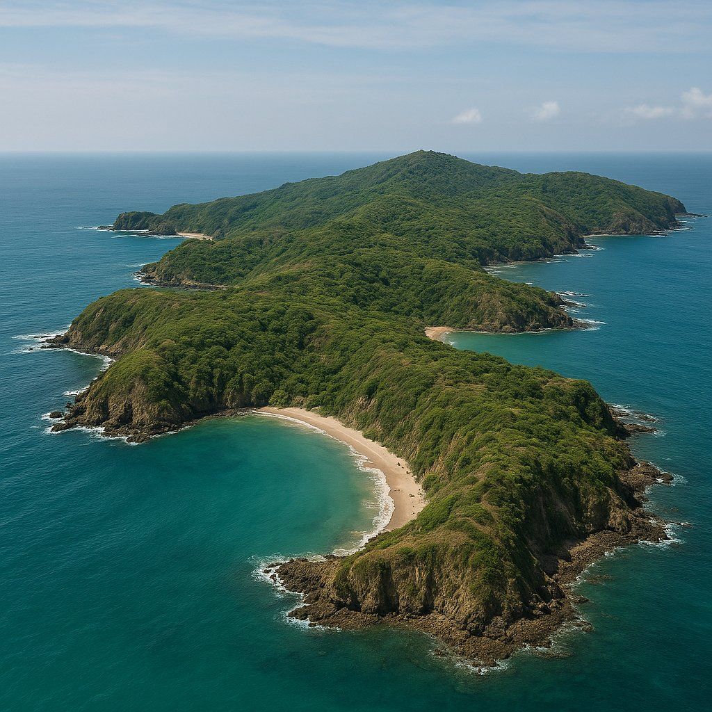 Isla De La Plata, Ecuador Cruise Port - overhead view of the Isla De La Plata itinerary stop located in the South America cruising region