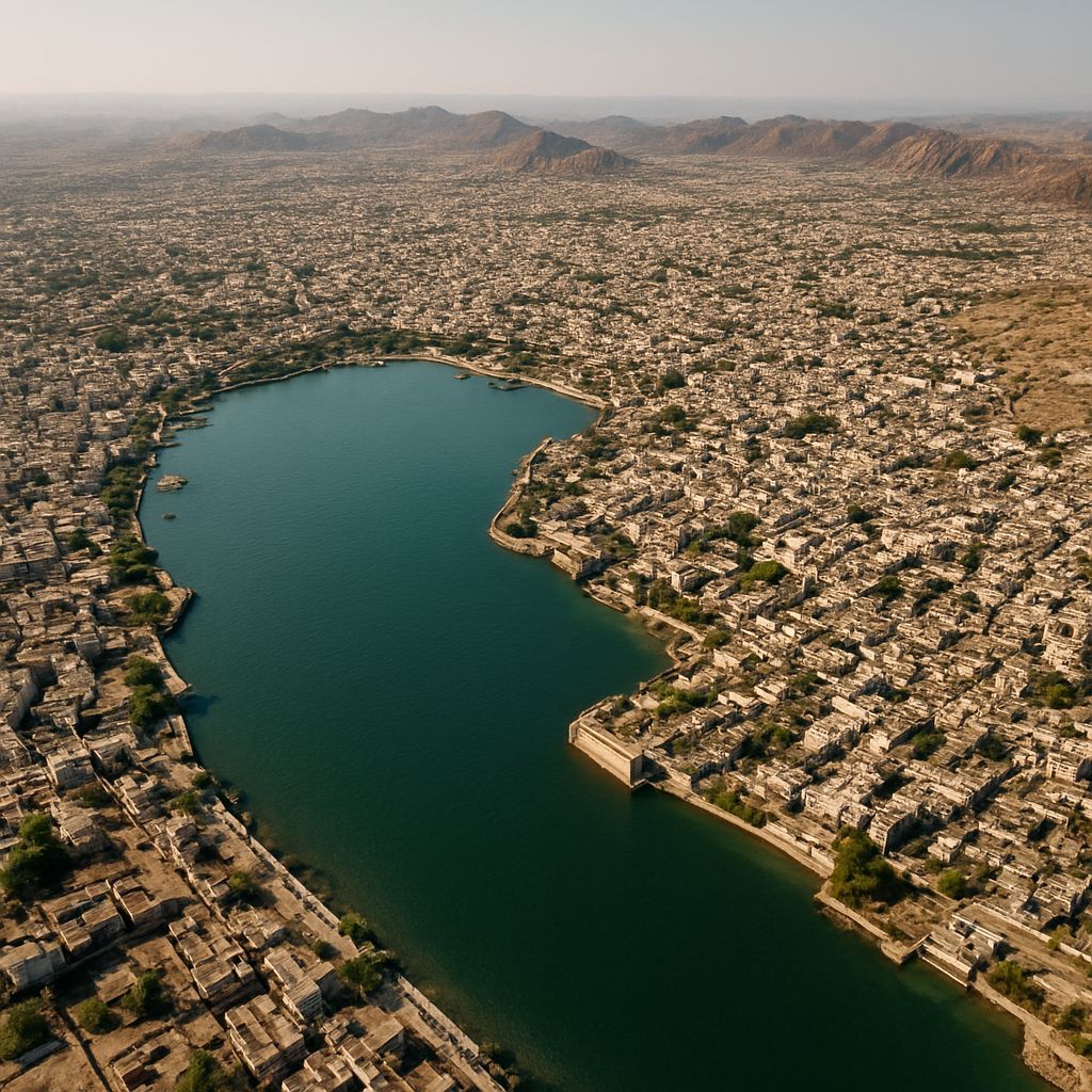 Jaipur Cruise Port - overhead view of the Jaipur itinerary stop located in the Other (Asia/Africa/Middle East) cruising region