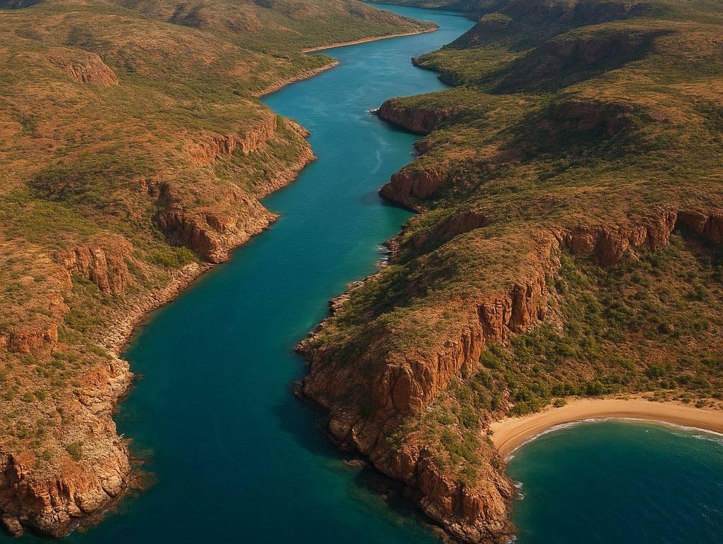 King George River Kimberly Western Australia cruise port