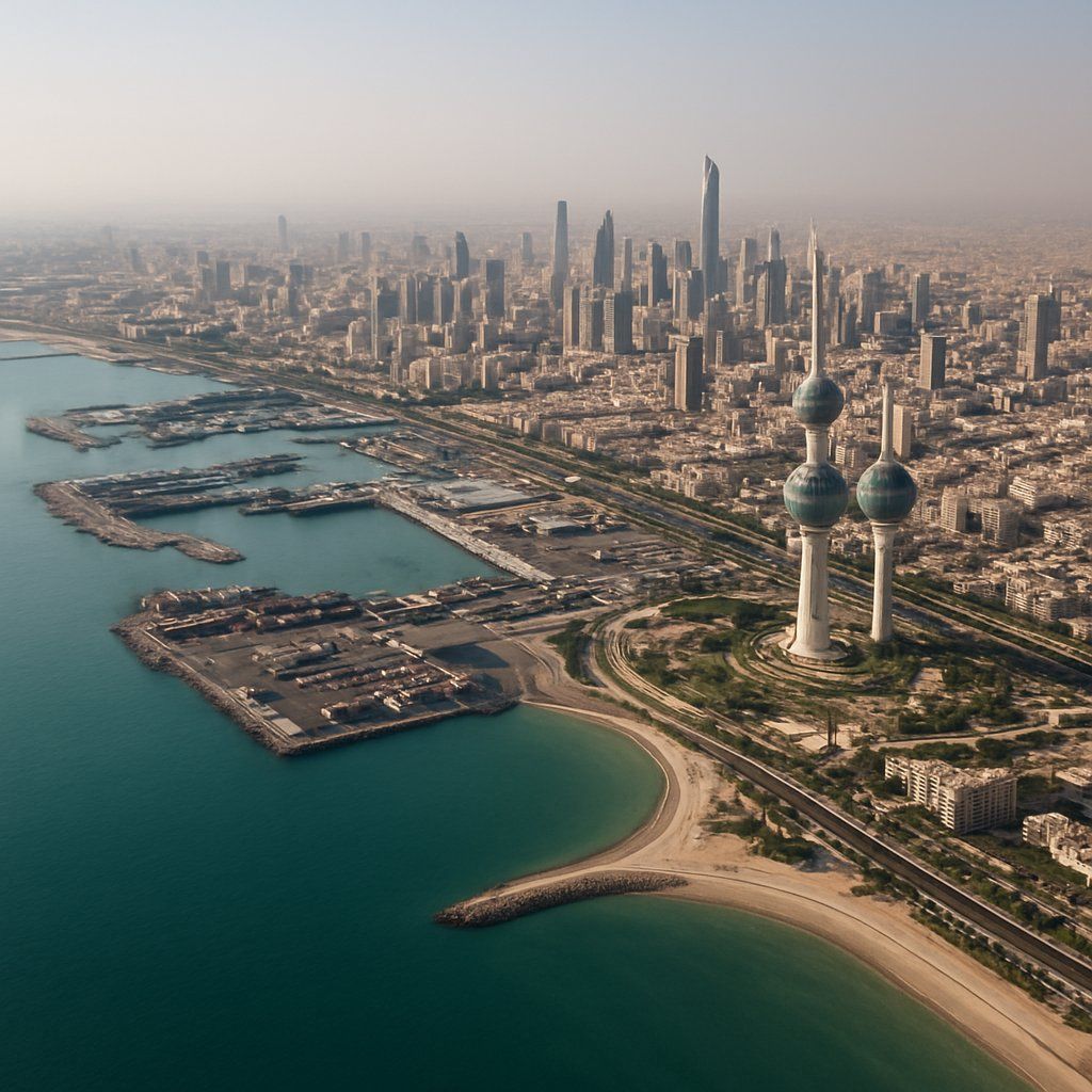 Kuwait City, Kuwait Cruise Port - overhead view of the Kuwait City itinerary stop located in the Other (Asia/Africa/Middle East) cruising region