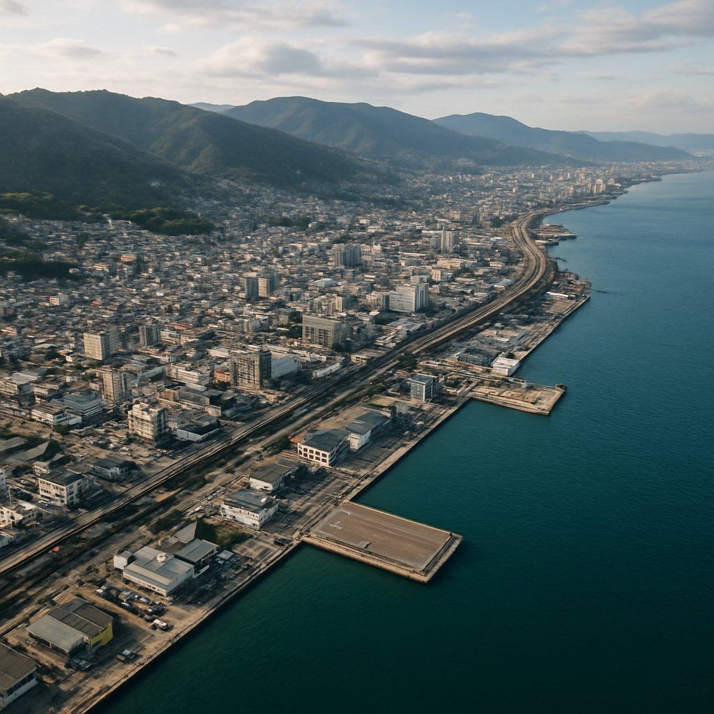 Kyoto Kobe Japan Cruise Port - overhead view of the Kyoto Kobe itinerary stop located in the Other (Asia/Africa/Middle East) cruising region