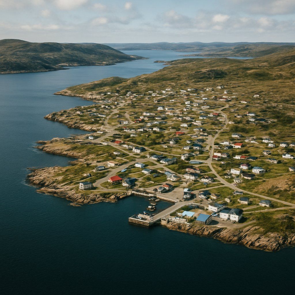 Labrador, Canada Cruise Port - overhead view of the Labrador itinerary stop located in the Canada, New England, New York cruising region