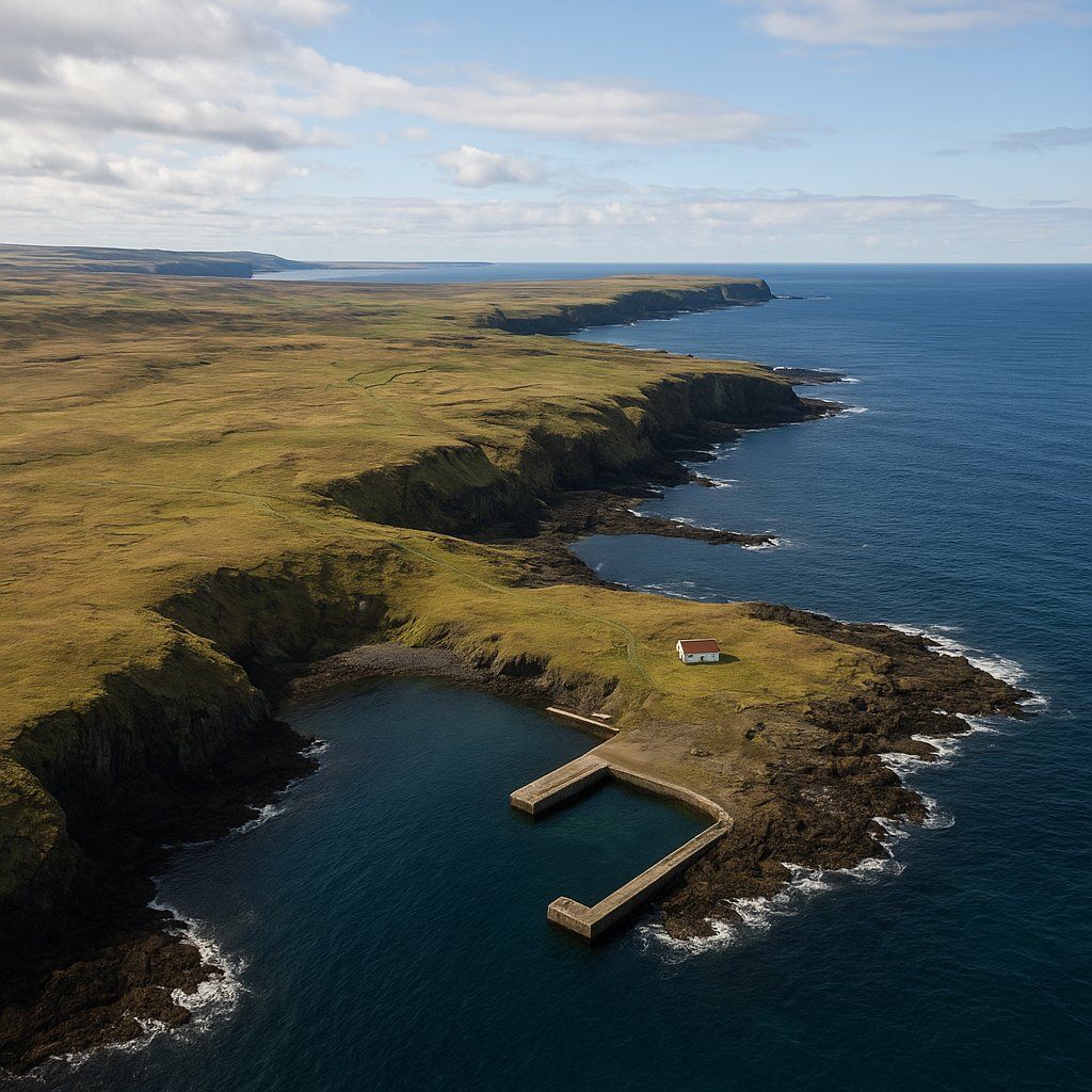 Langanes Peninsula, Iceland Cruise Port - overhead view of the Langanes Penins itinerary stop located in the Polar Regions cruising region