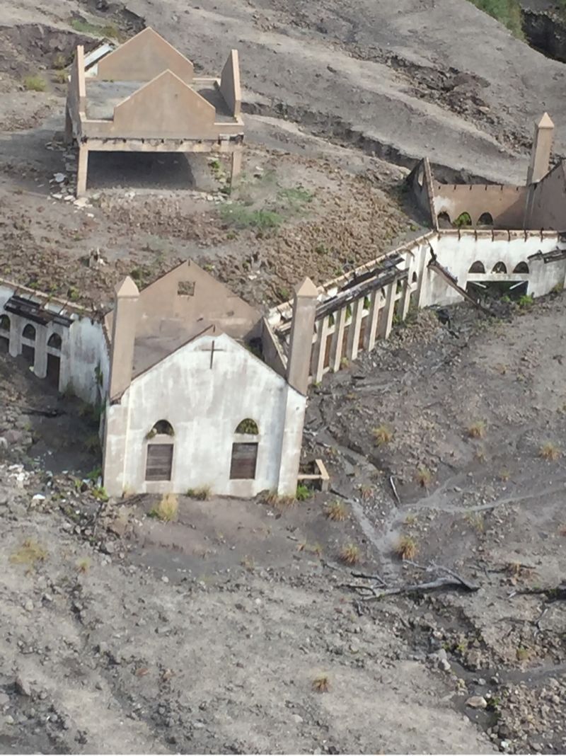 Little Bay, Montserrat Cruise Port - overhead view of the Little Bay itinerary stop located in the Caribbean - Eastern cruising region
