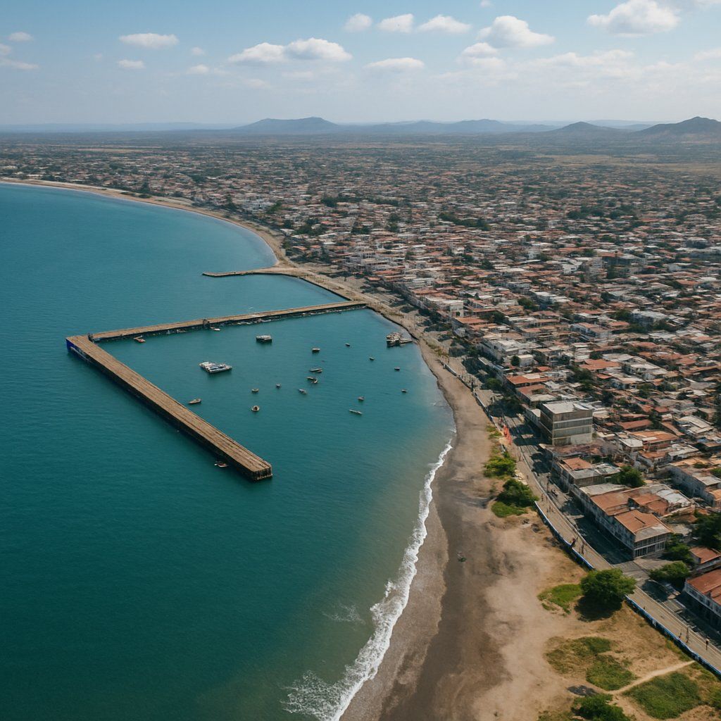 Machala, Ecuador Cruise Port - overhead view of the Machala itinerary stop located in the South America cruising region