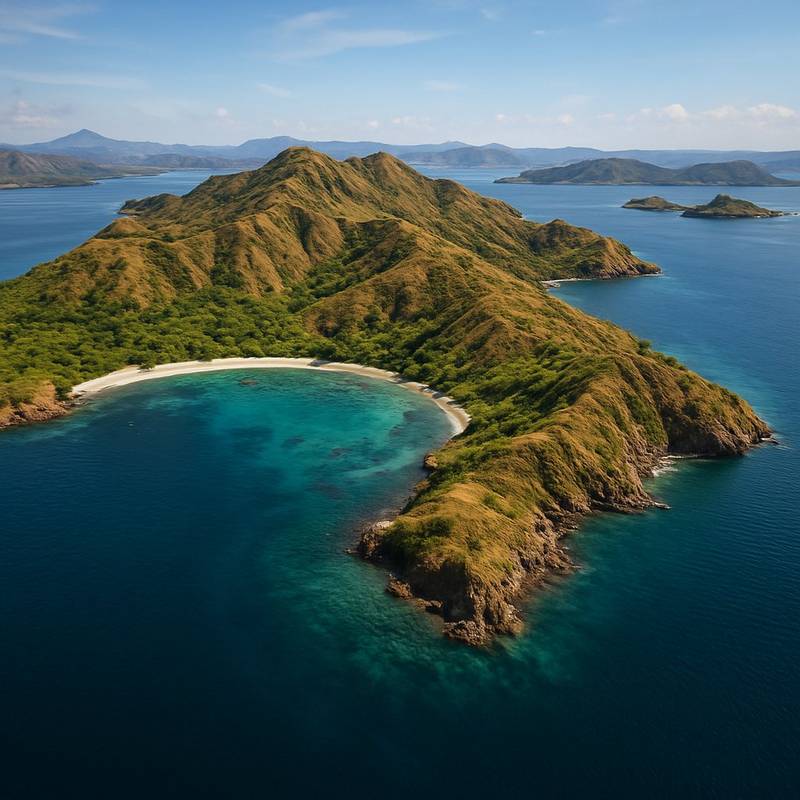 Maransabadi Island Auri Islands, Indonesia Cruise Port - overhead view of the Maransabadi Isl itinerary stop located in the Other (Asia/Africa/Middle East) cruising region