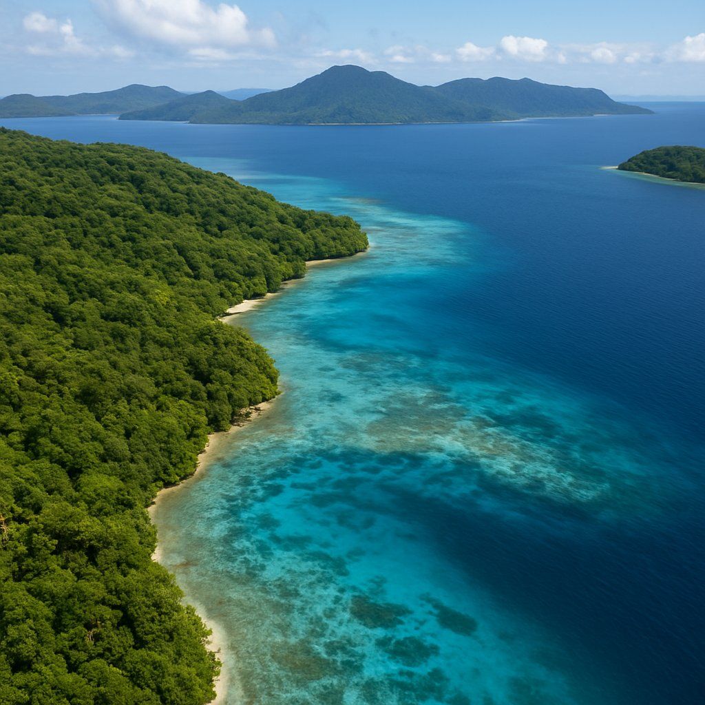 Marovo Lagoon, Vangunu Island, Solomon Islands