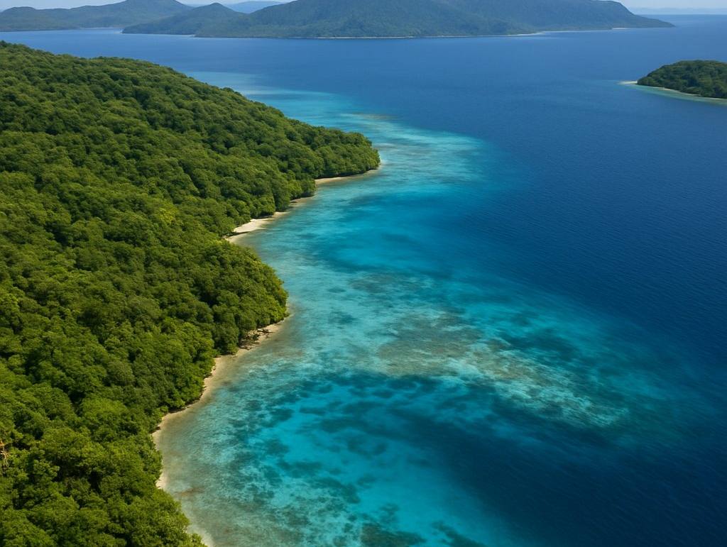 Marovo Lagoon, Vangunu Island, Solomon Islands cruise port