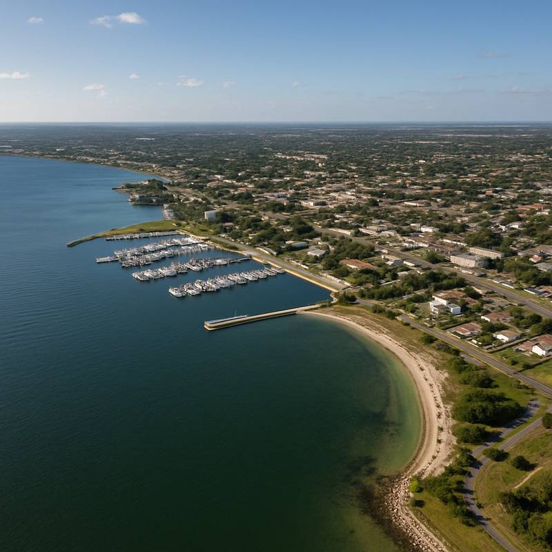 Melbourne, Florida Cruise Port - overhead view of the Melbourne itinerary stop located in the U.S. - Southeast cruising region