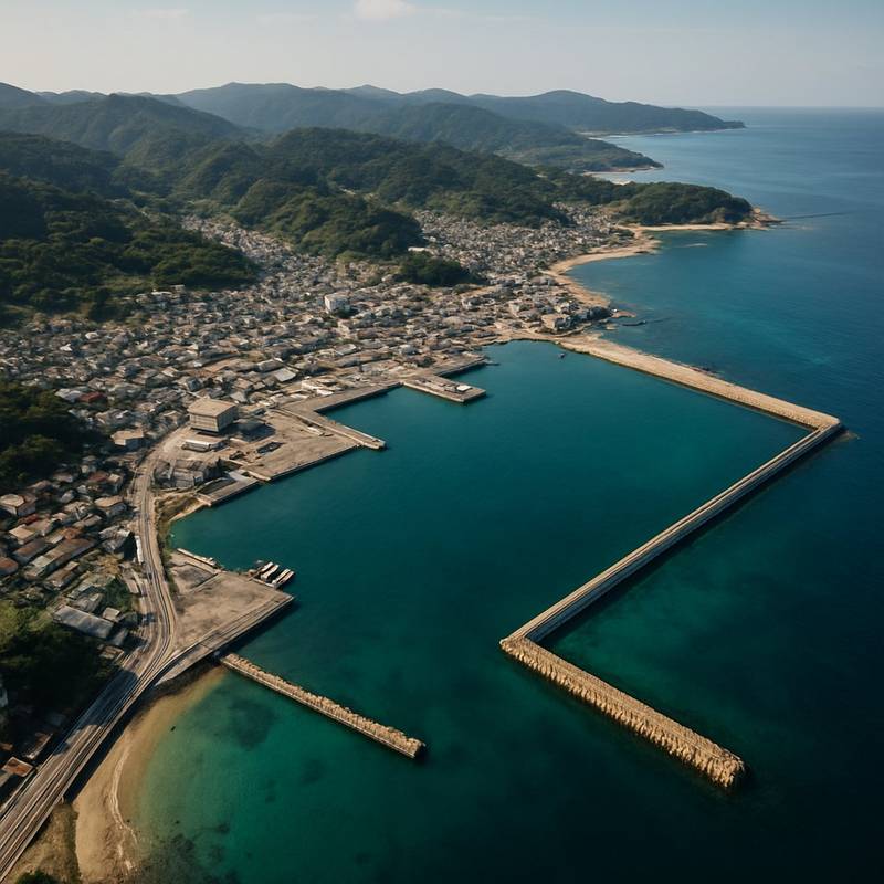 Miyako, Japan Cruise Port - overhead view of the Miyako itinerary stop located in the Other (Asia/Africa/Middle East) cruising region