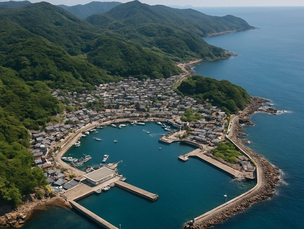 Motomachi Oshima Island, Japan cruise port