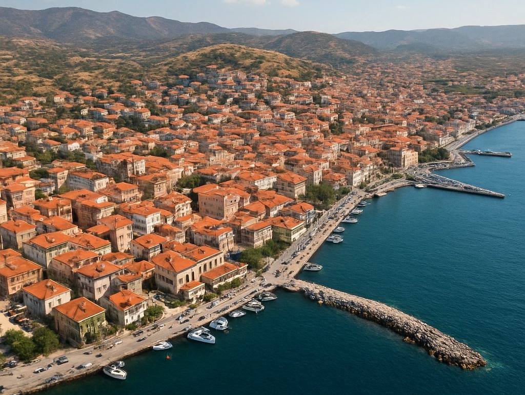 Mytilene, Lesvos (lesbos), Greece cruise port