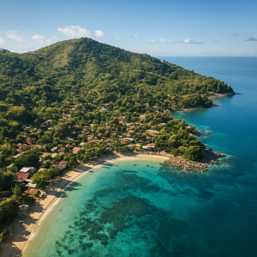 Nosy Komba, Madagascar Cruise Port - overhead view of the Nosy Komba itinerary stop located in the Other (Asia/Africa/Middle East) cruising region