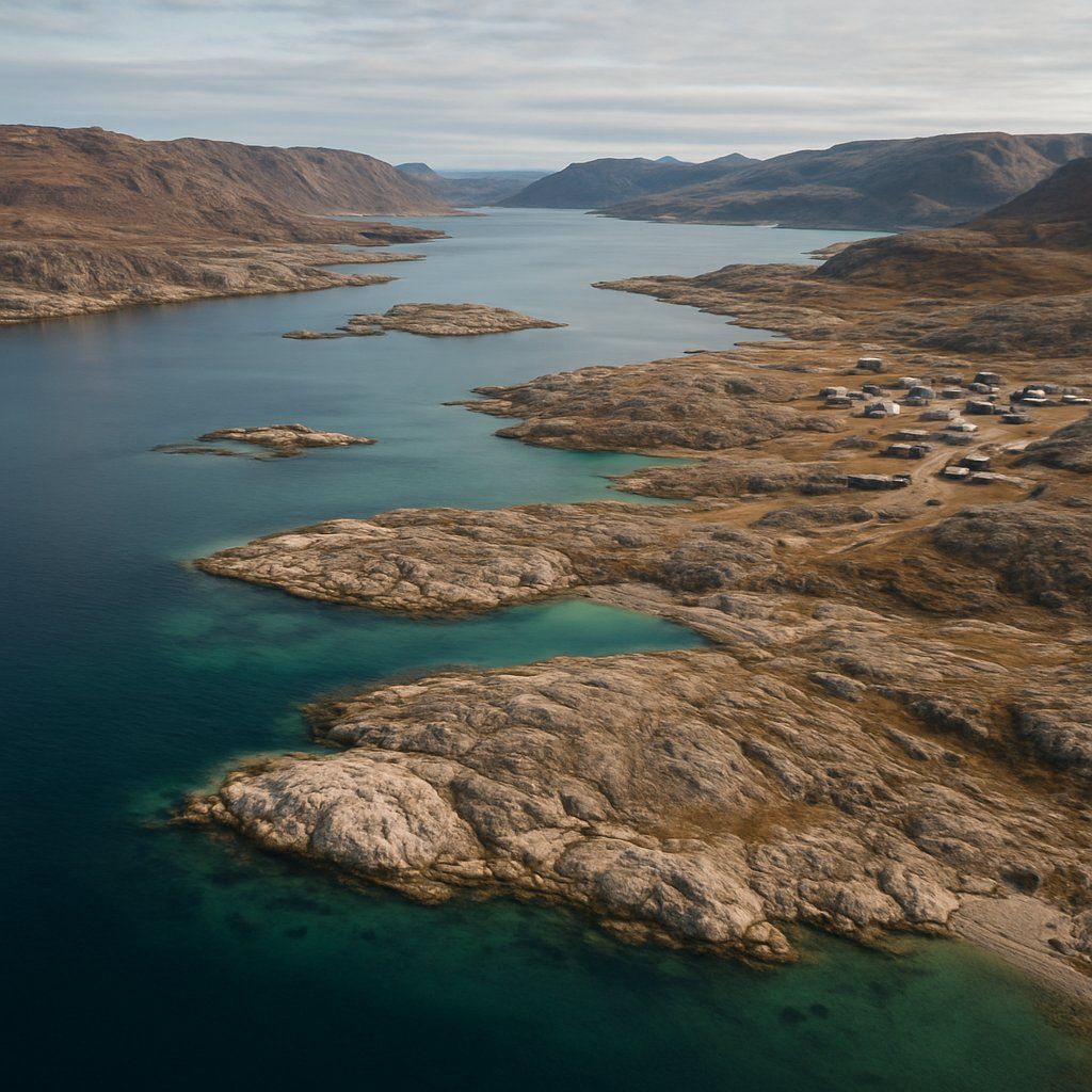 Nunavut, Canada Cruise Port - overhead view of the Nunavut itinerary stop located in the Canada, New England, New York cruising region