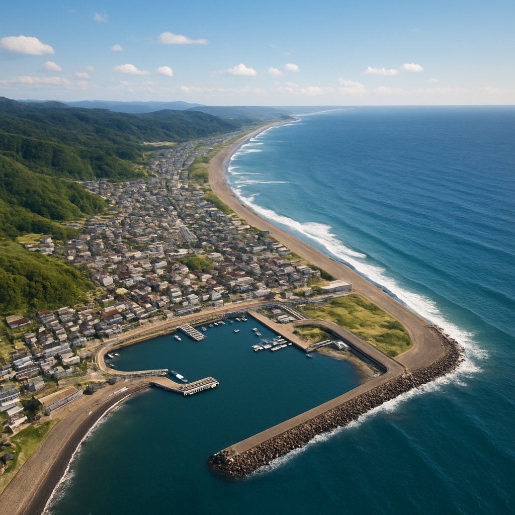 Omaezaki Japan Cruise Port - overhead view of the Omaezaki itinerary stop located in the Other (Asia/Africa/Middle East) cruising region