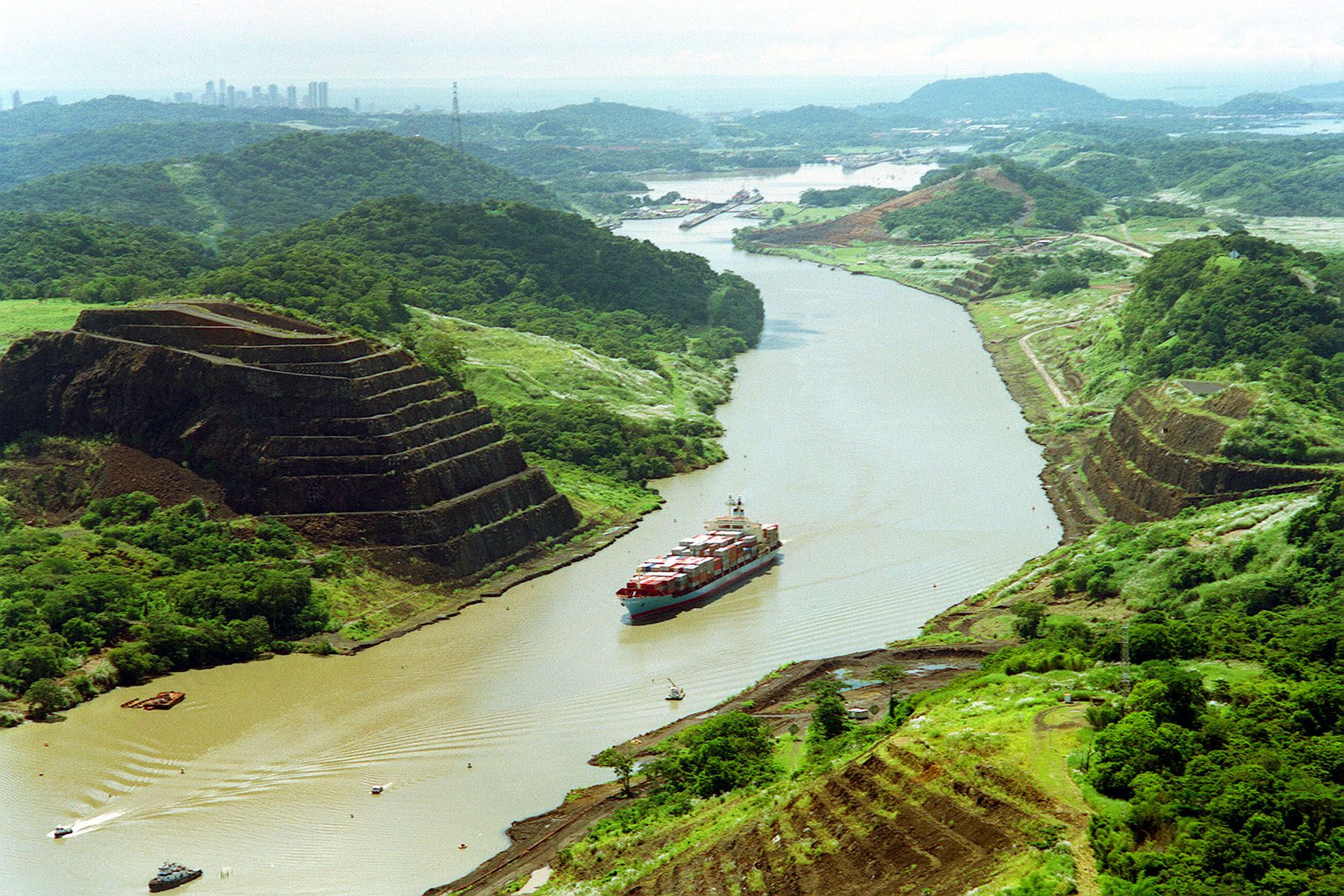 Panama Canal (cruise Into Canal)