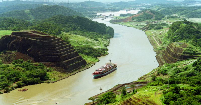 Panama Canal (cruise Into Canal)