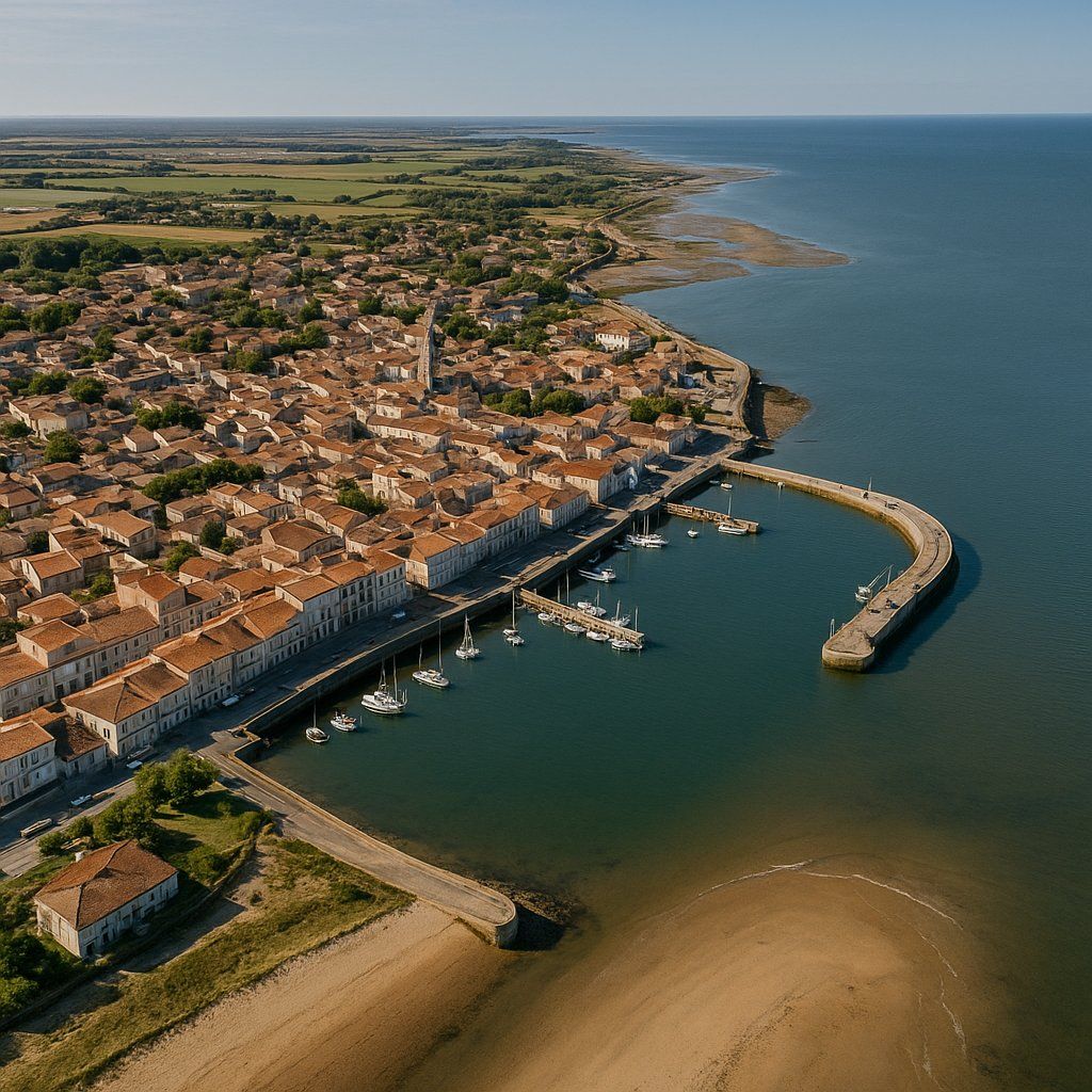 Paulliac, France Cruise Port - overhead view of the Paulliac itinerary stop located in the Europe - Western Europe cruising region