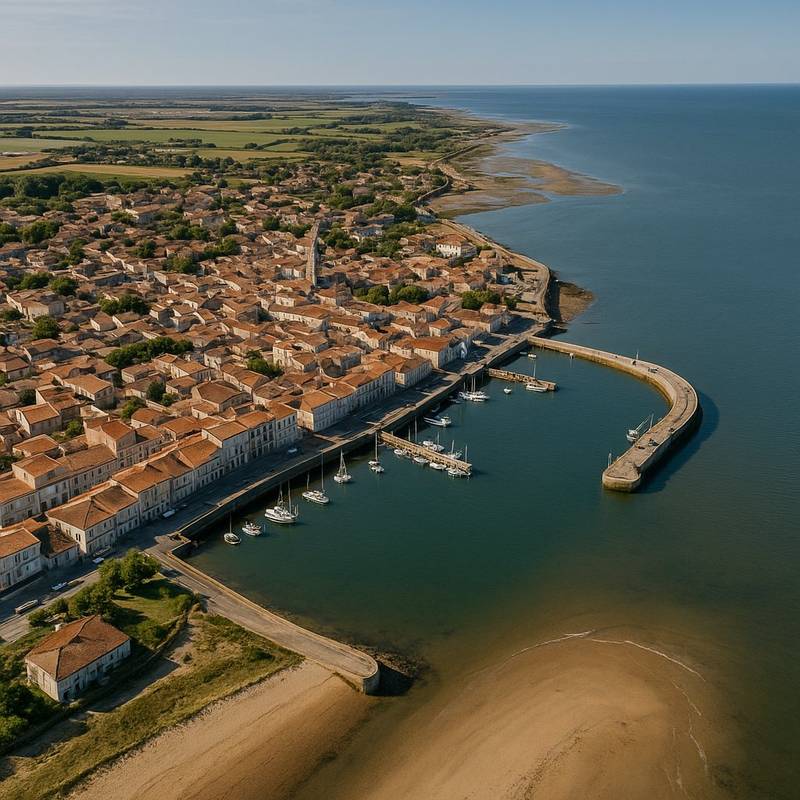 Paulliac, France Cruise Port - overhead view of the Paulliac itinerary stop located in the Europe - Western Europe cruising region