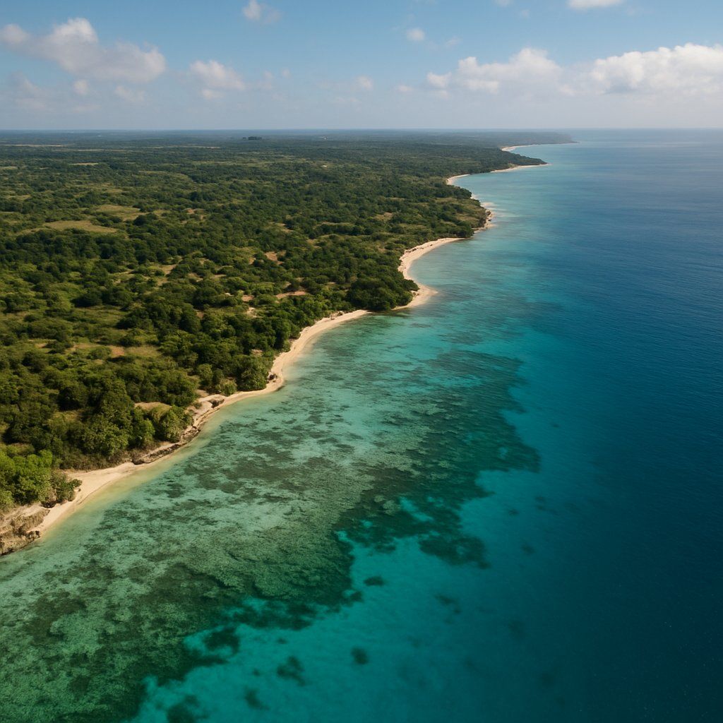 Pemba Island, Zanzibar Archipelago, Tanzania Cruise Port - overhead view of the Pemba Island itinerary stop located in the Other (Asia/Africa/Middle East) cruising region