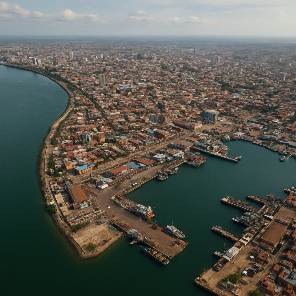 Phnom Penh, Cambodia Cruise Port - overhead view of the Phnom Penh itinerary stop located in the Other (Asia/Africa/Middle East) cruising region