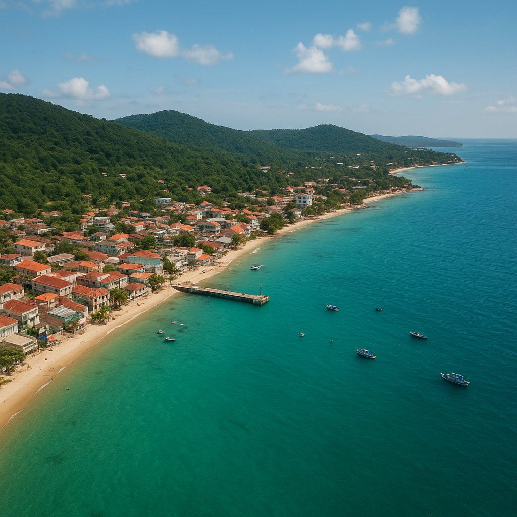 Phu Quoc, Vietnam Cruise Port - overhead view of the Phu Quoc itinerary stop located in the Other (Asia/Africa/Middle East) cruising region
