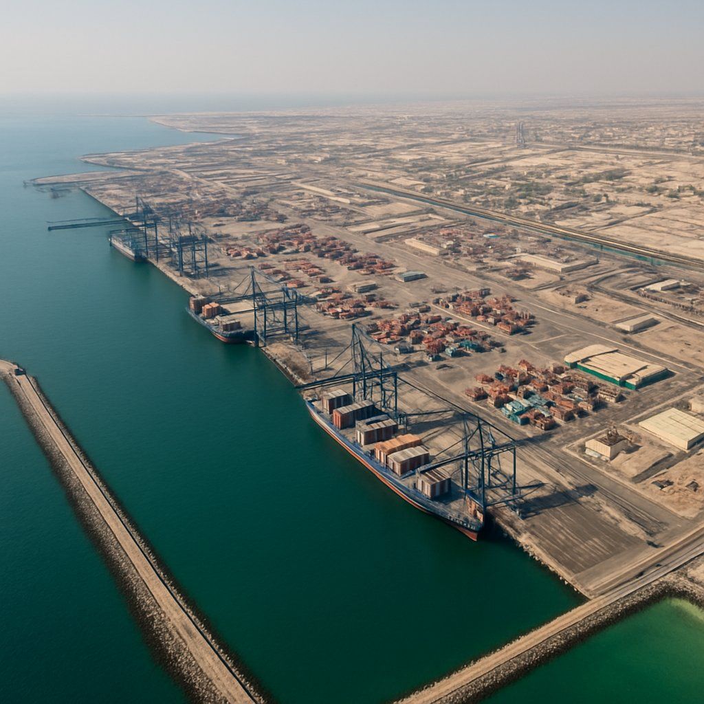 Port Rashid Dubai U A E Cruise Port - overhead view of the Port Rashid itinerary stop located in the Other (Asia/Africa/Middle East) cruising region