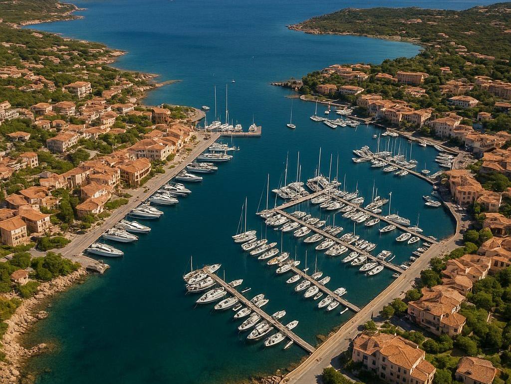Porto Cervo Marina Sardinia Italy cruise port