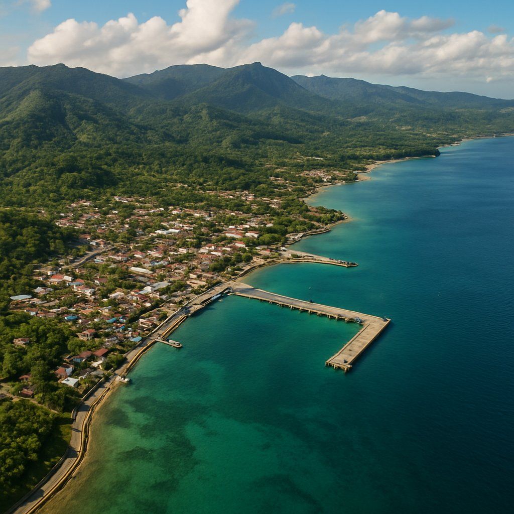 Puerto Princessa, Palawan Cruise Port - overhead view of the Puerto Princessa itinerary stop located in the Other (Asia/Africa/Middle East) cruising region