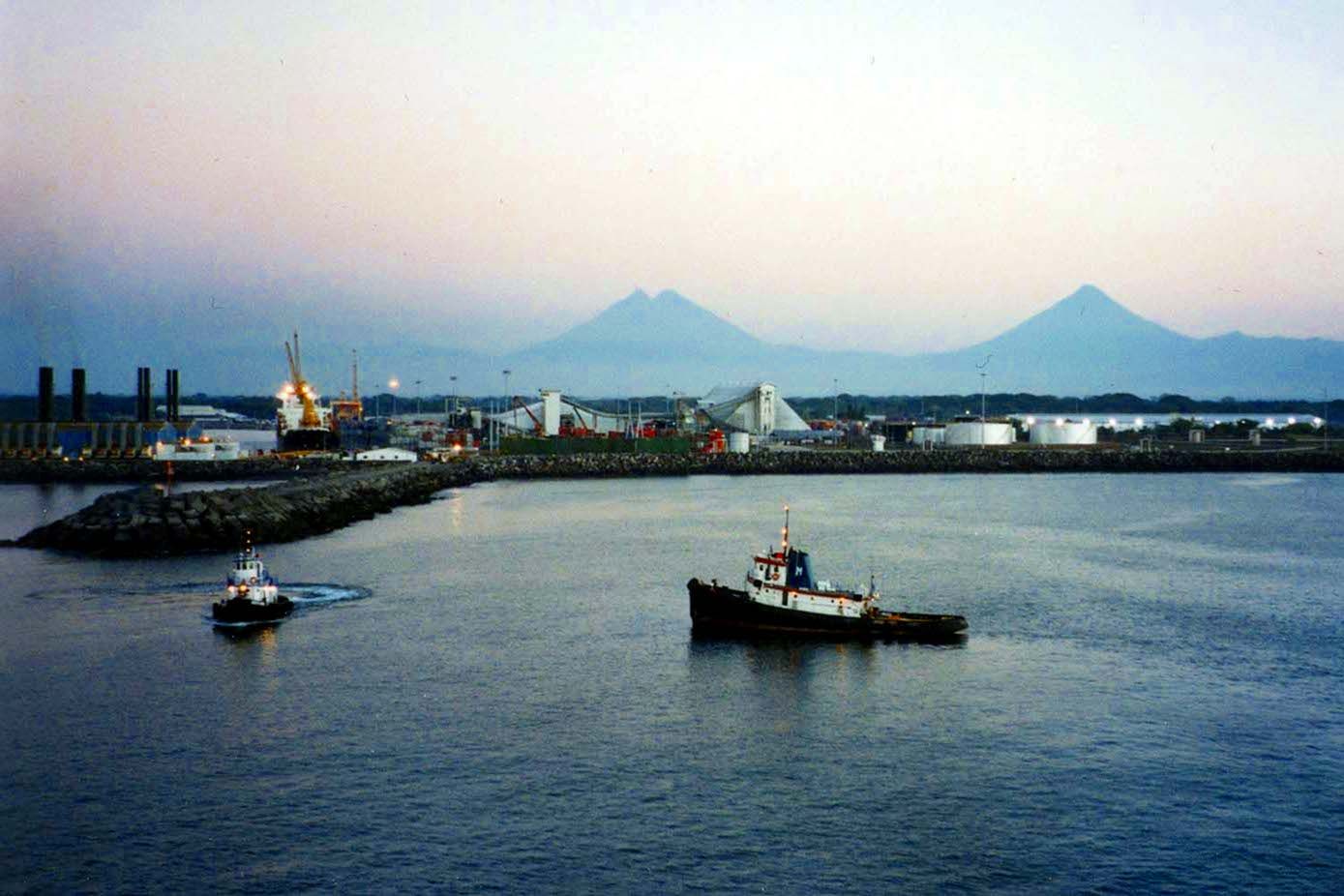 Puerto Quetzal Cruise Port - overhead view of the Puerto Quetzal itinerary stop located in the Central America, Panama Canal cruising region