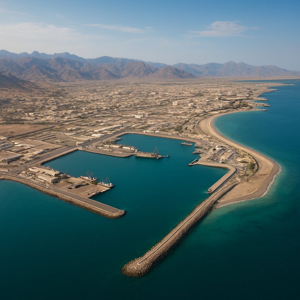 Ras Al-Khaimah, U.a.e Cruise Port - overhead view of the Ras Al-Khaimah itinerary stop located in the Other (Asia/Africa/Middle East) cruising region