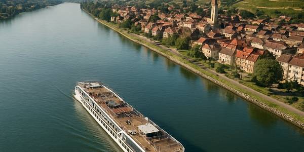 River Cruising Cruise Port - overhead view of the River Cruising itinerary stop located in the River Cruises - United States cruising region