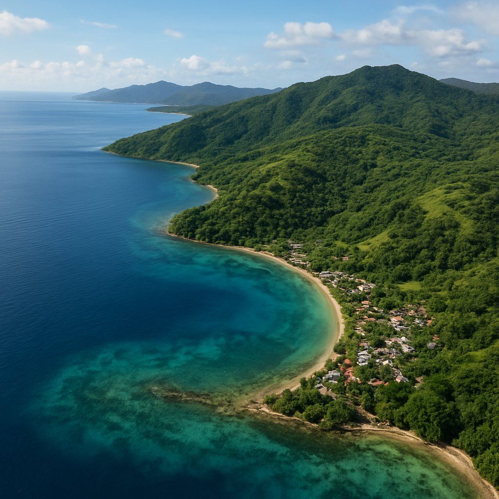 Romblon Island, Philippines Cruise Port - overhead view of the Romblon Island itinerary stop located in the Other (Asia/Africa/Middle East) cruising region