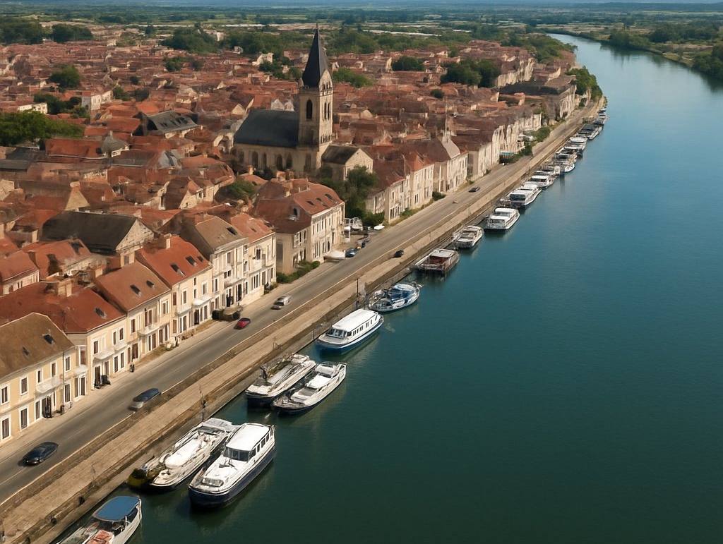 Saint-Jean-De-Losne, France cruise port