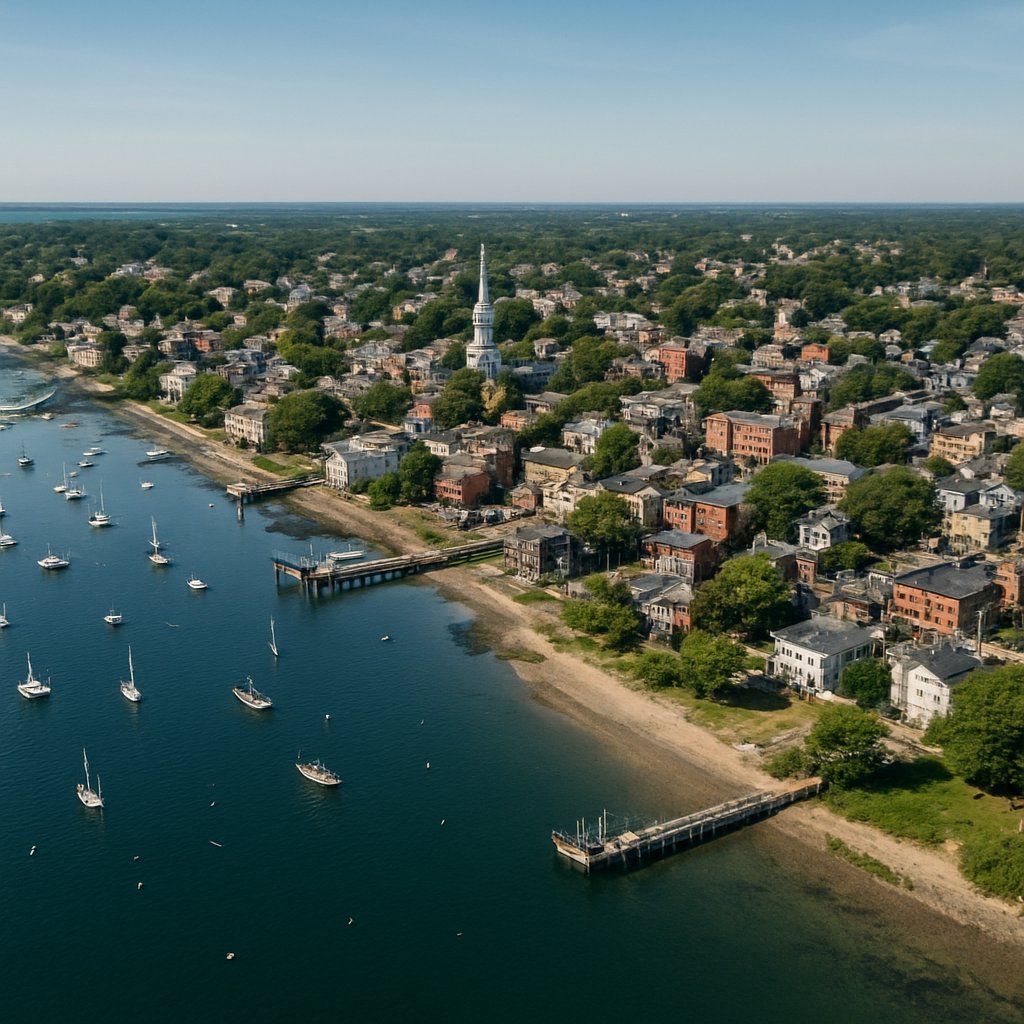 Salem, Massachusetts Cruise Port - overhead view of the Salem itinerary stop located in the Canada, New England, New York cruising region