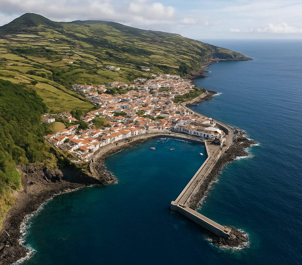 Santa Cruz Das Flores Azores Portugal Cruise Port