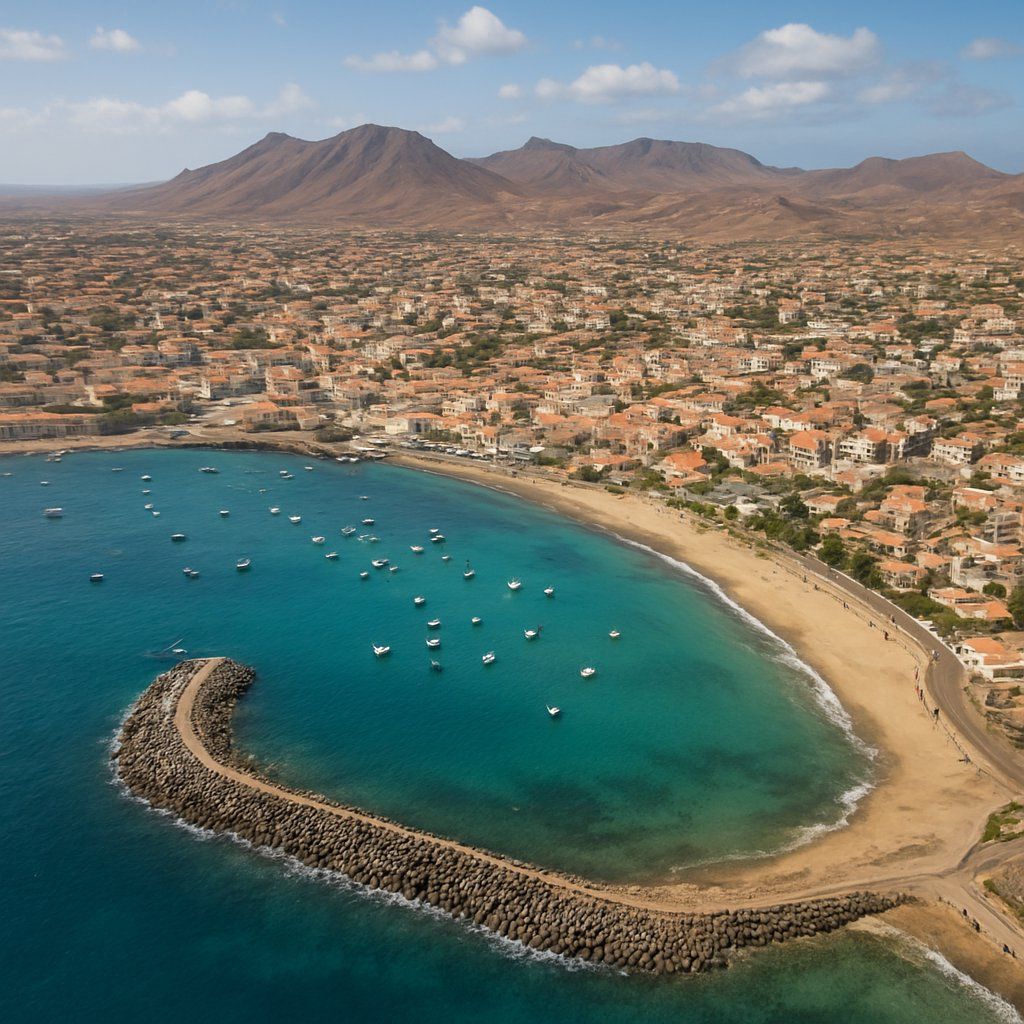 Santa Maria Cape Verde Cruise Port - overhead view of the Santa Maria itinerary stop located in the Other (Asia/Africa/Middle East) cruising region