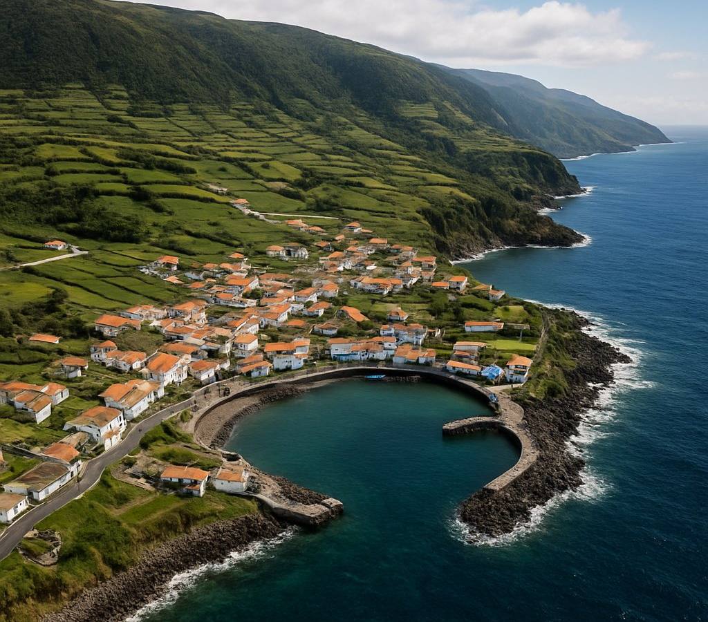Sao Jorge Calheta Azores Portugal Cruise Port