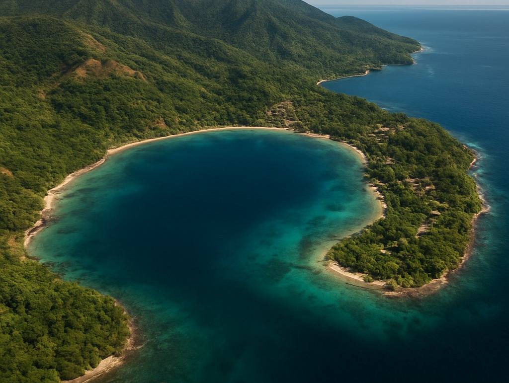 Sebakor Bay West Papua, Indonesia cruise port