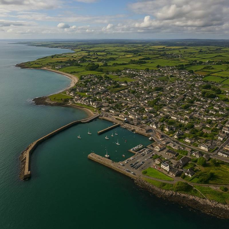Shannon Ireland Cruise Port - overhead view of the Shannon itinerary stop located in the Europe - Western Europe cruising region