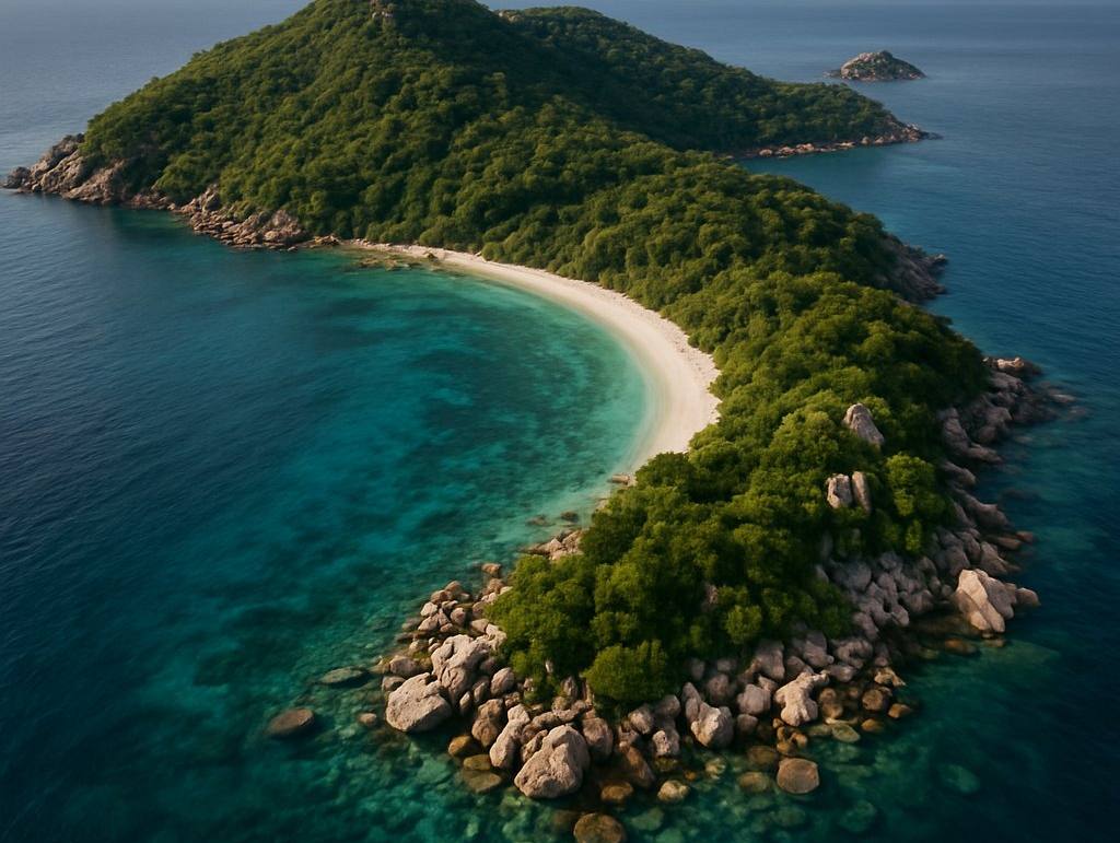 Shark Island Koh Tao Myanmar cruise port