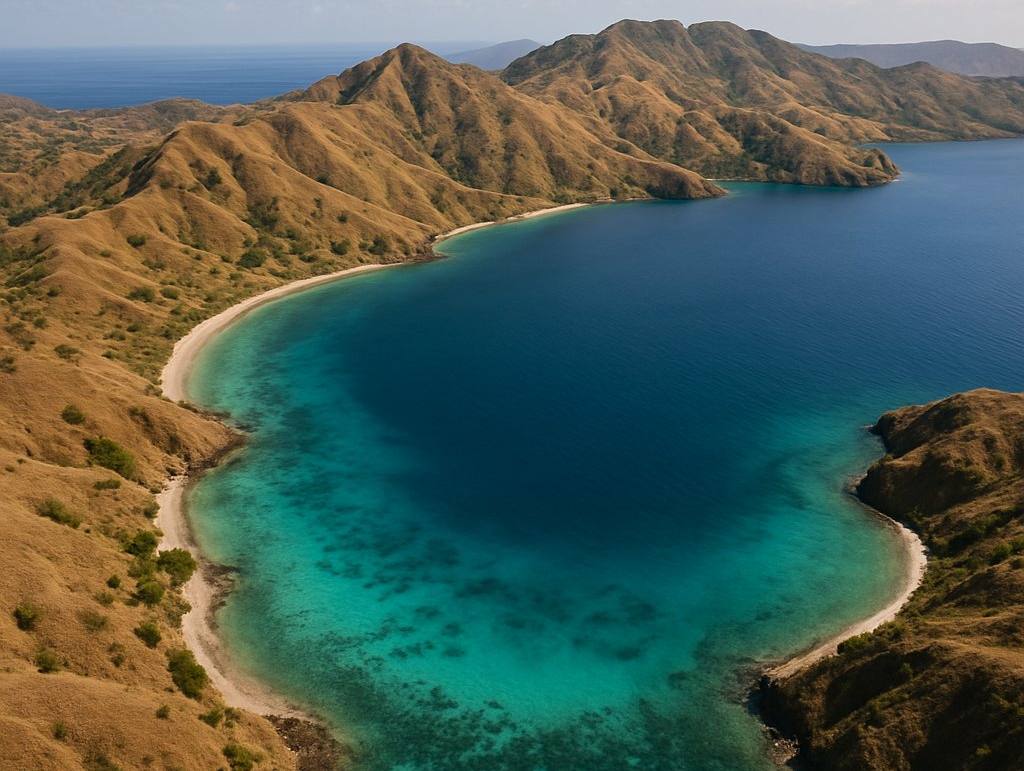 Slawi Bay Komodo Island Indonesia cruise port