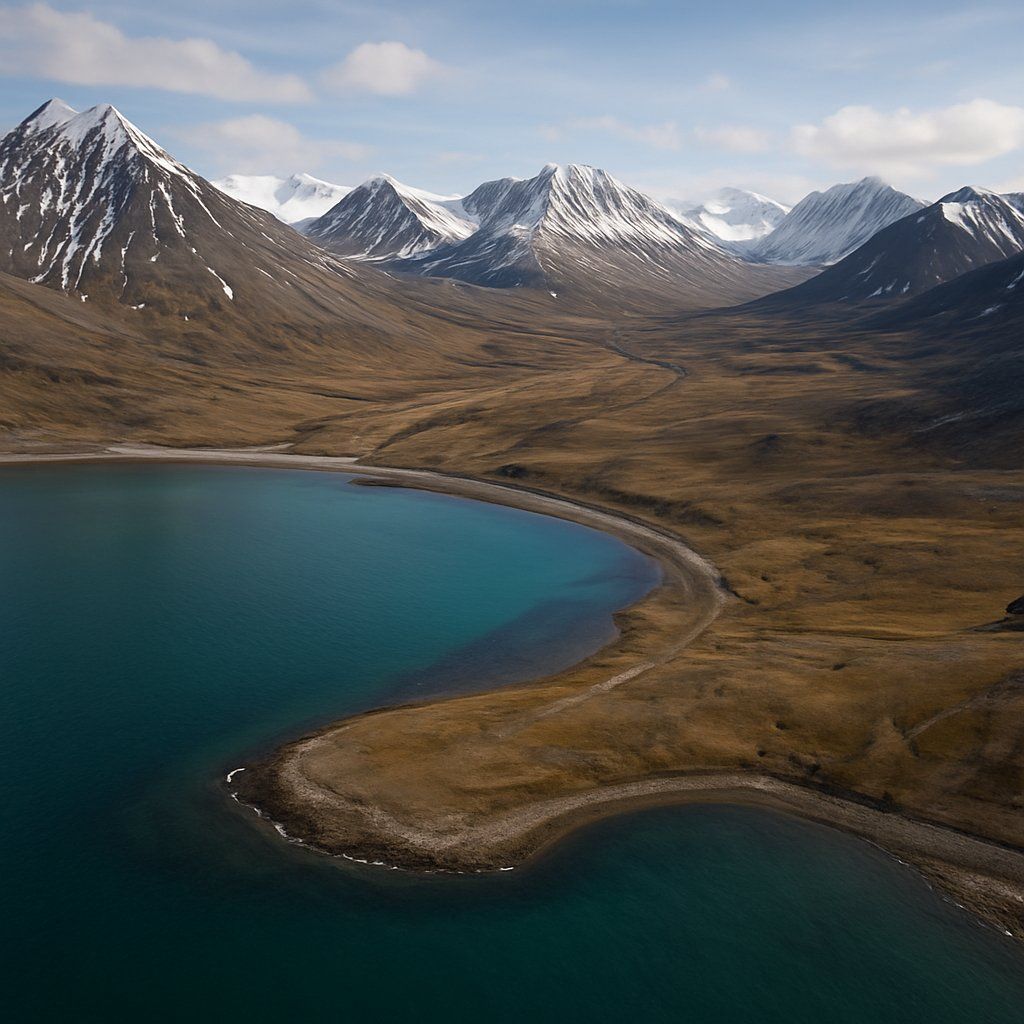 Spitsbergen, Svalbard, Norway Cruise Port - overhead view of the Spitsbergen itinerary stop located in the Europe - Northern Europe cruising region