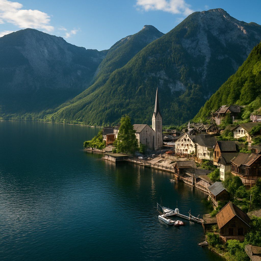 Spitz, Austria Cruise Port - overhead view of the Spitz itinerary stop located in the Europe - Western Europe cruising region