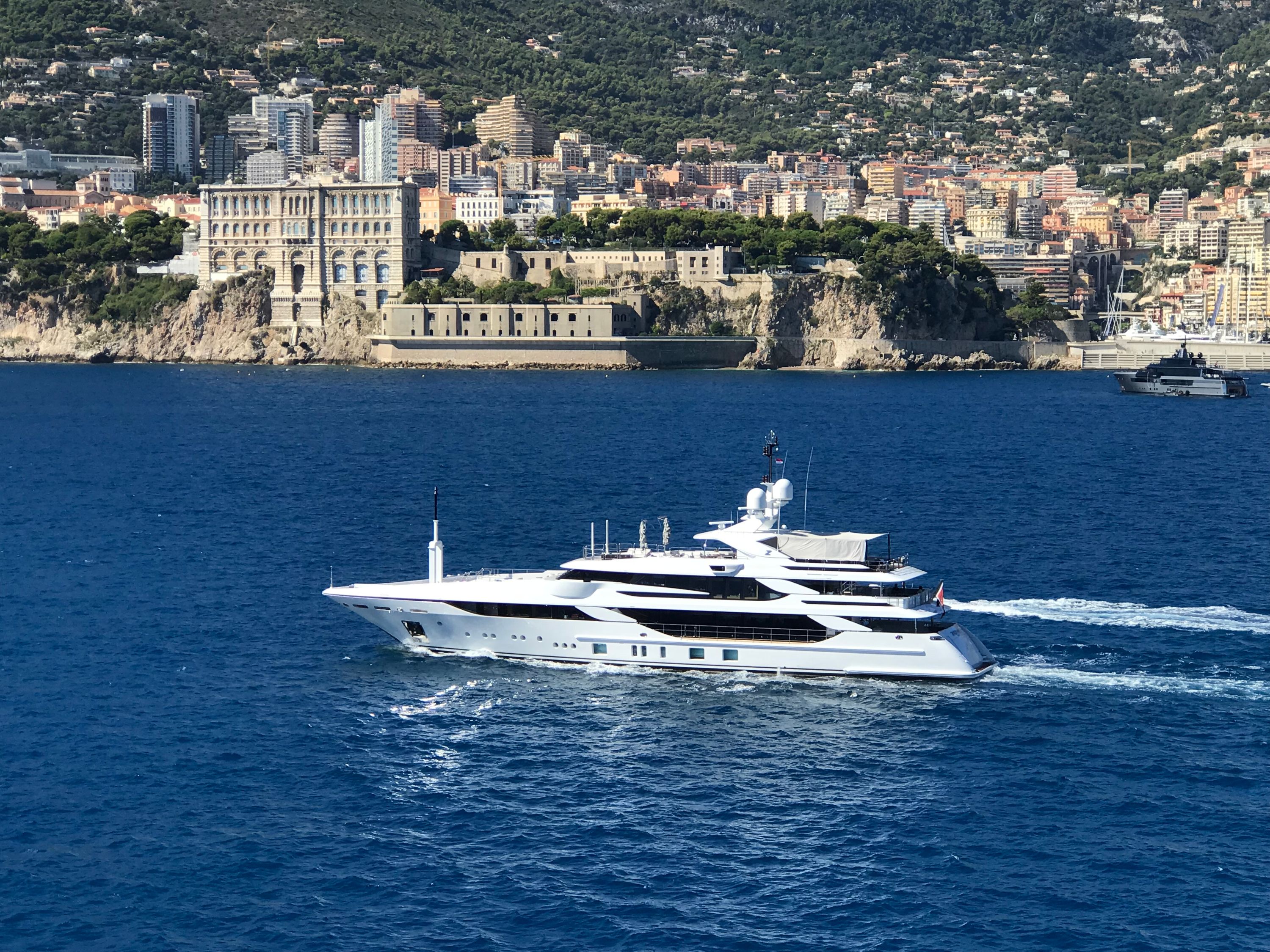 St. Tropez, France Cruise Port - overhead view of the St. Tropez itinerary stop located in the Europe - Western Europe cruising region