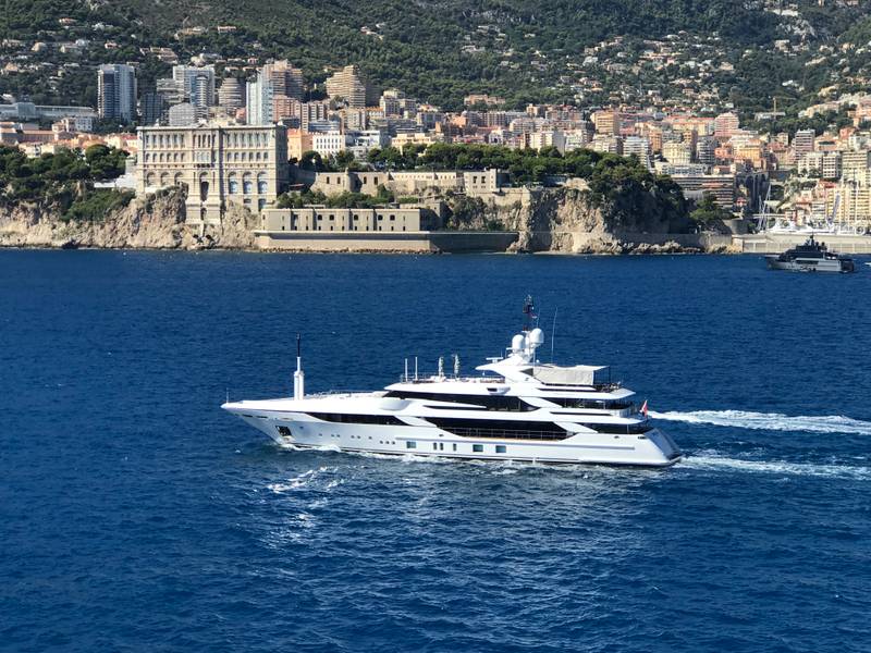 St. Tropez, France Cruise Port - overhead view of the St. Tropez itinerary stop located in the Europe - Western Europe cruising region