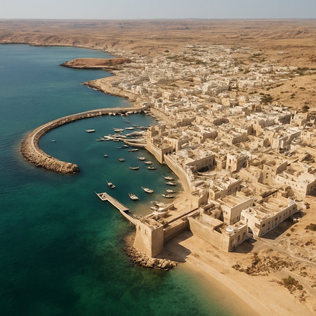 Sur, Oman Cruise Port - overhead view of the Sur itinerary stop located in the Other (Asia/Africa/Middle East) cruising region